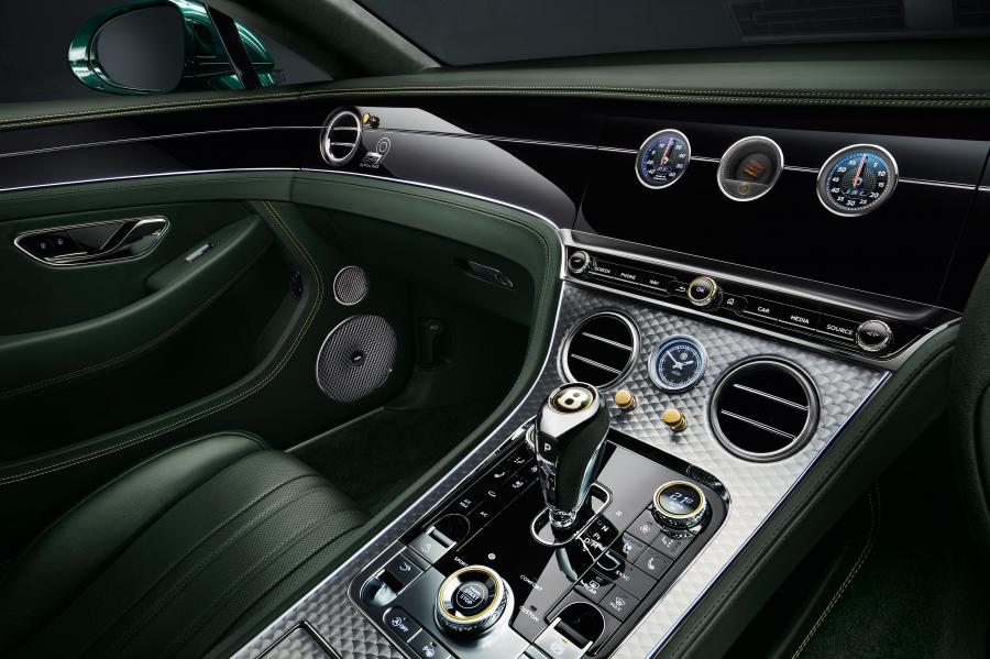 Детали интерьера Bentley Continental GT Number 9 Edition by Mulliner 2019 года  (фото 7 из 7)